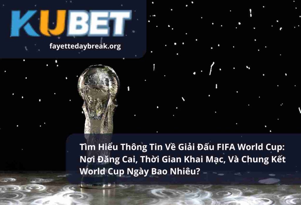 Tìm Hiểu Thông Tin Về Giải Đấu FIFA World Cup Nơi Đăng Cai, Thời Gian Khai Mạc, Và Chung Kết World Cup Ngày Bao Nhiêu